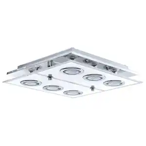 EGLO LED-Deckenleuchte »CABO«, GU10, inkl. Leuchtmittel in warmweiß - silberfarben