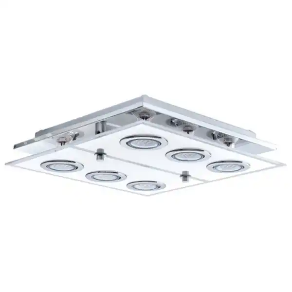 Bild 1 von EGLO LED-Deckenleuchte »CABO«, GU10, inkl. Leuchtmittel in warmweiß - silberfarben