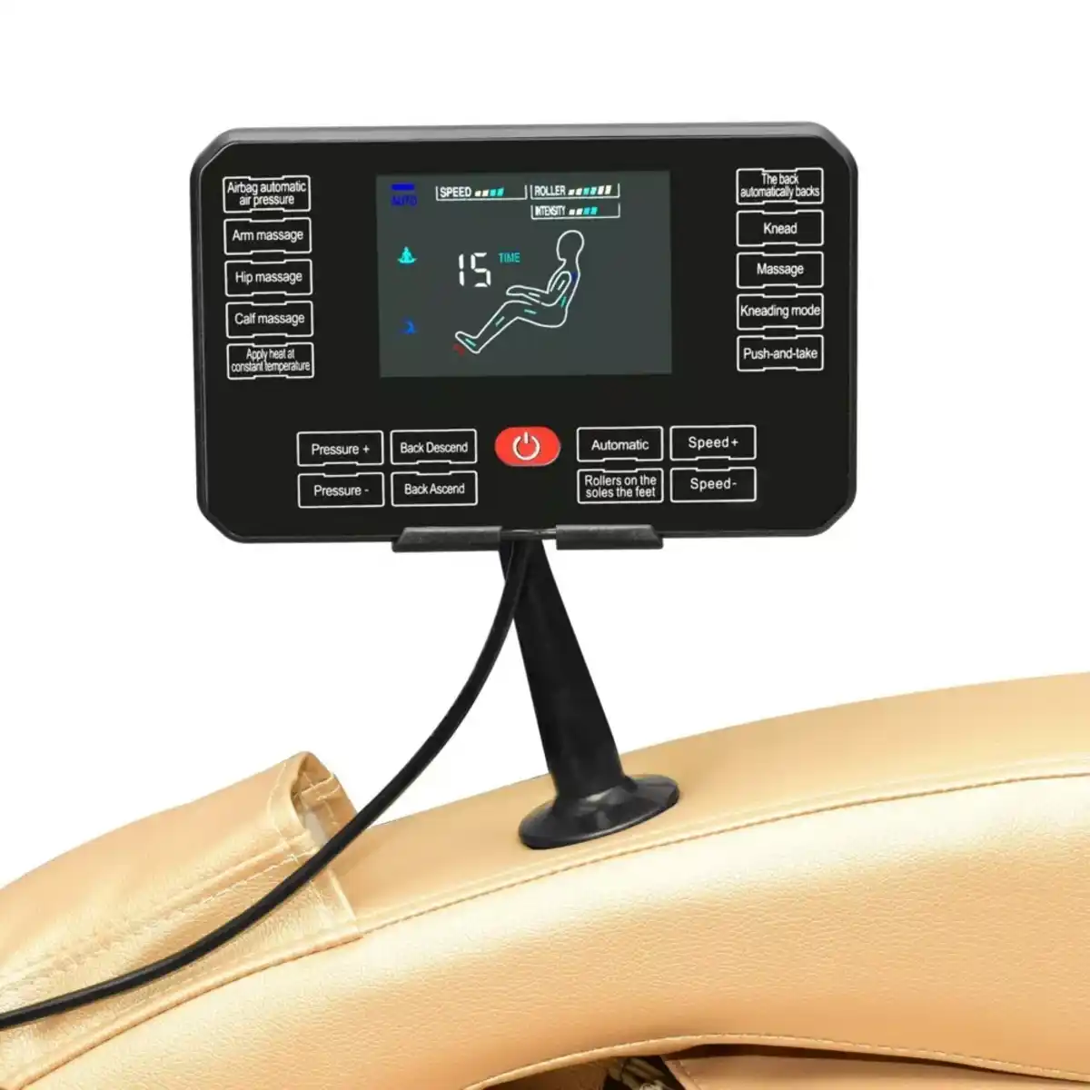 Bild 4 von Happy Home elektrischer Massagesessel mit Airbag Massage für Arme, Beine und Schultern creme