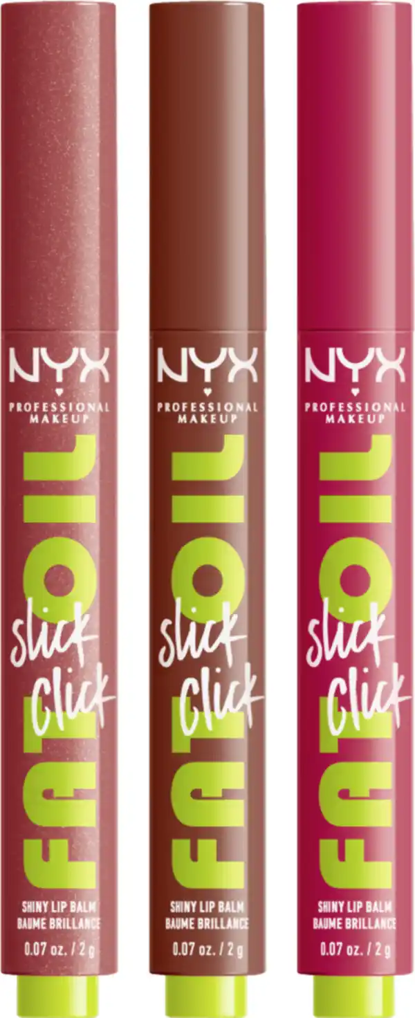 Bild 2 von NYX Professional MakeUp Lippenstift-Set Fat Oil Slick Click Trio