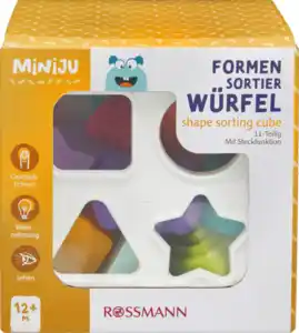 Miniju Formen-Sortier-WĂĽrfel