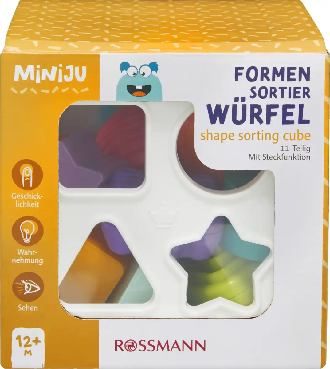 Bild 1 von Miniju Formen-Sortier-Würfel