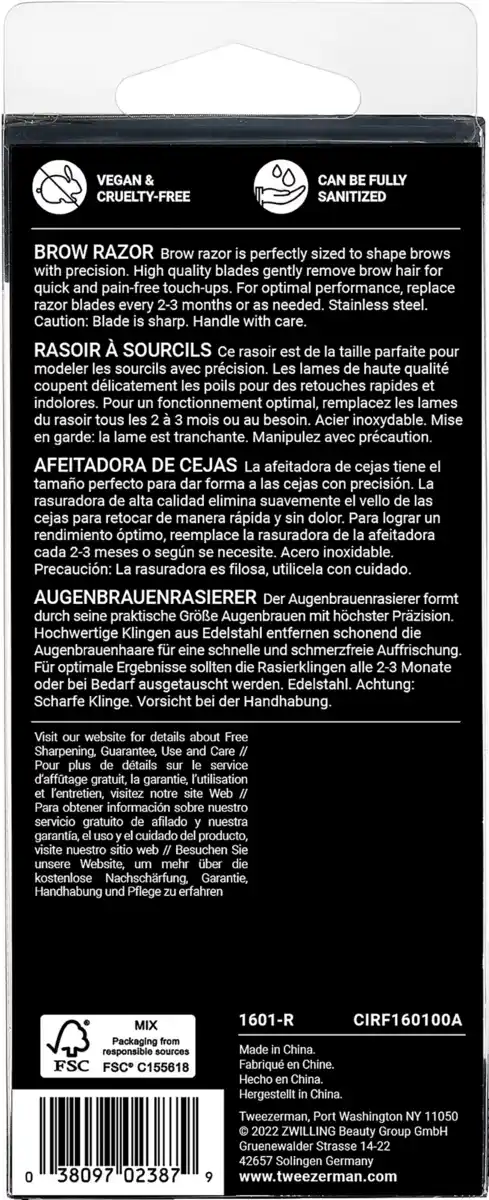 Bild 2 von Tweezerman Augenbrauenrasierer