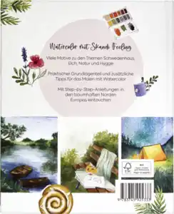 EMF Aquarell Malbuch Skandi Look