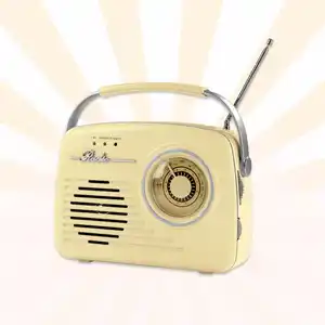 EASYmaxx Radio Retro 6V vanille