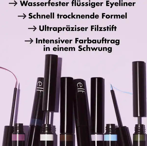 Bild 4 von e.l.f. Cosmetics H2O Proof Inkwell Eyeliner Caffeinated, 0,2 ml