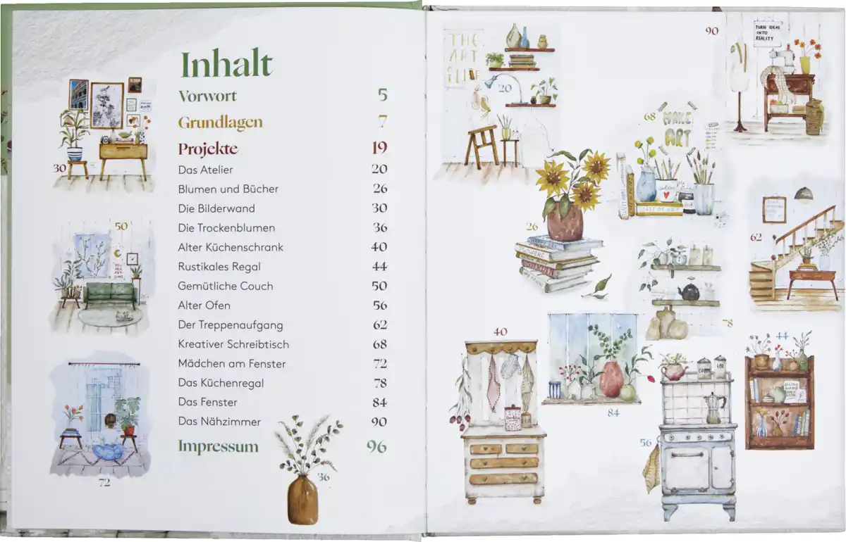 Bild 3 von EMF Aquarell Malbuch Einfach hyggelig!