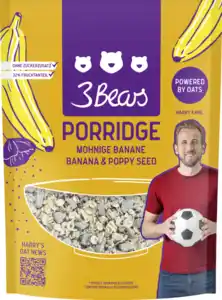 3Bears Porridge Mohnige Banane, 400 g