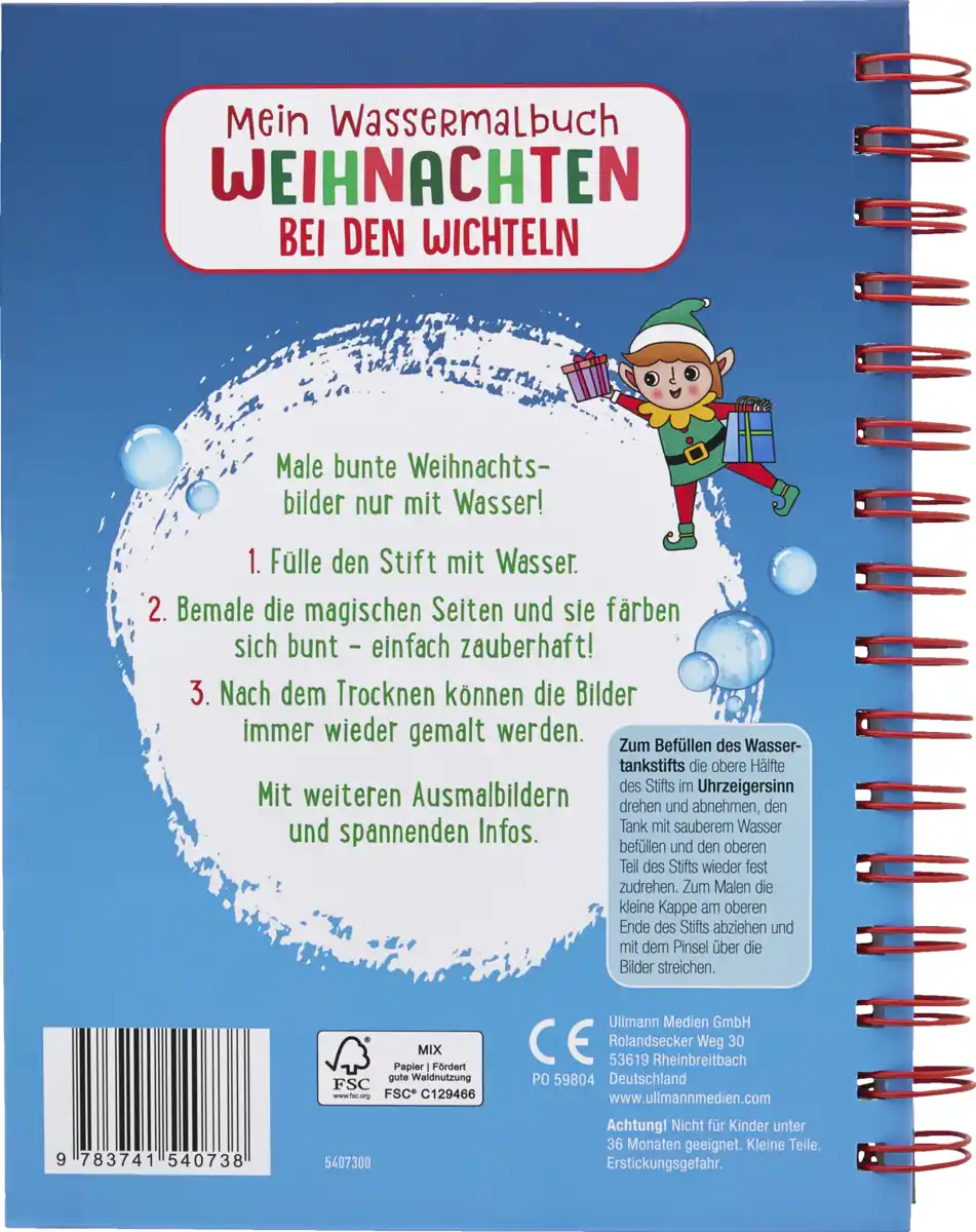 Bild 2 von IDEENWELT Wasser-Malbuch Wichtel