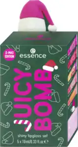 essence JUICY BOMB X-mas edition shiny lipgloss set 01 Holly Jolly Juicy!