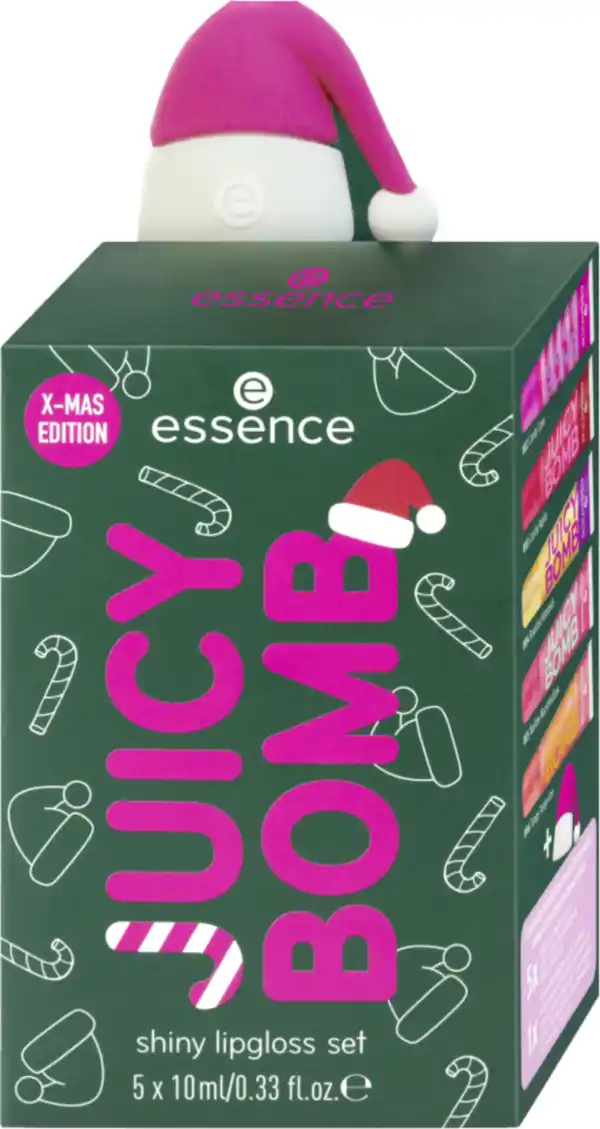 Bild 1 von essence JUICY BOMB X-mas edition shiny lipgloss set 01 Holly Jolly Juicy!