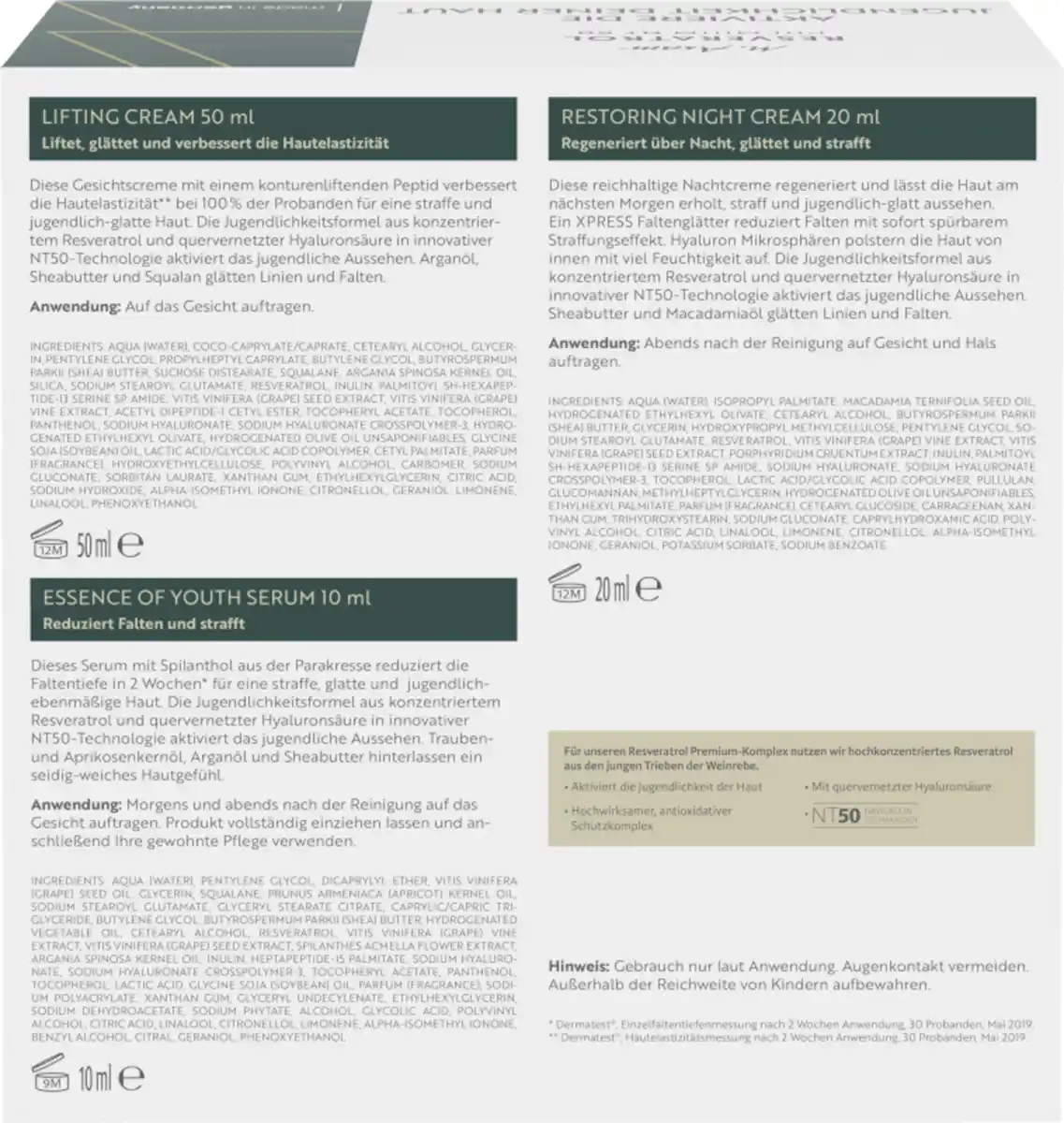 Bild 2 von M. Asam Resveratrol Premium NT50 Geschenkset