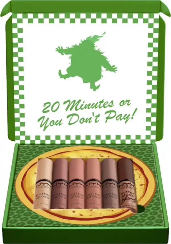 Bild 2 von NYX Professional MakeUp Lipgloss-Set Home Alone Butter Gloss Shade ,,Little Nero's Pizza'' Nudes