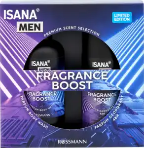 ISANA MEN Fragrance Boost Geschenkset, 400 ml