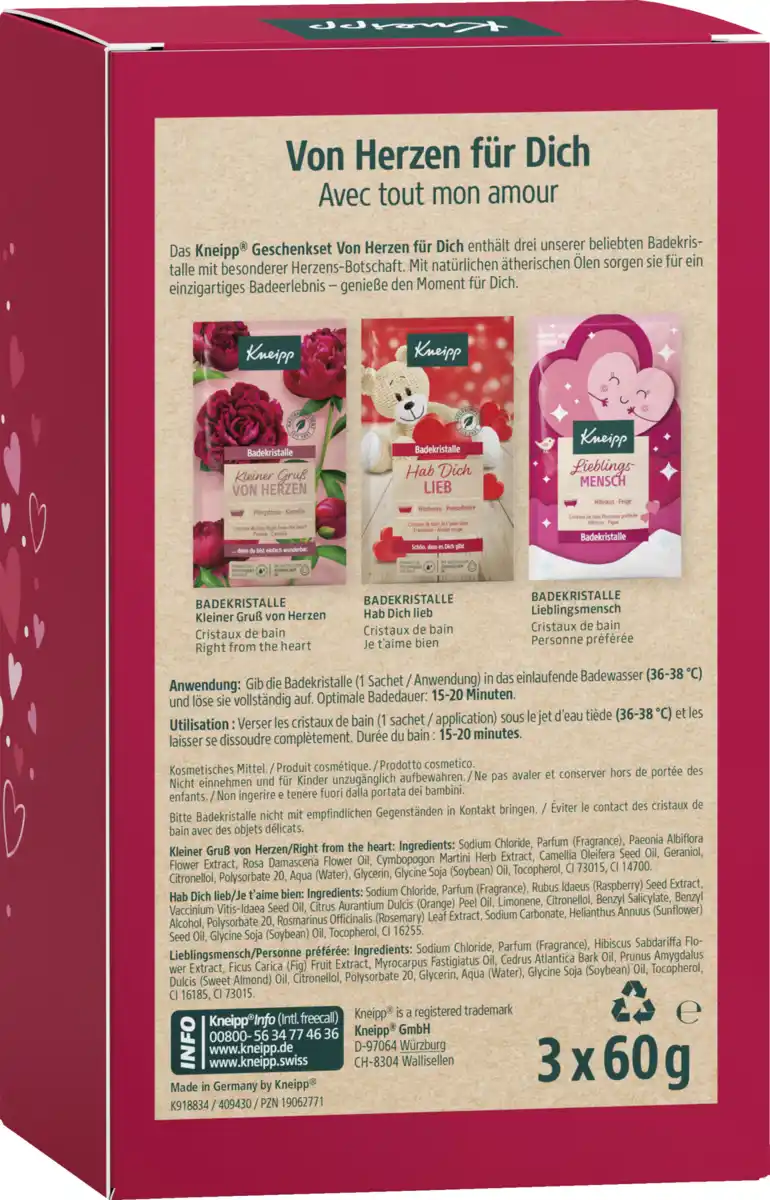 Bild 2 von Kneipp Von Herzen FÜR DICH Badekristalle Geschenkset