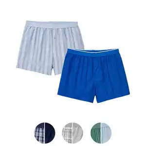 UP2FASHION MEN Herren Boxershorts, Doppelpack