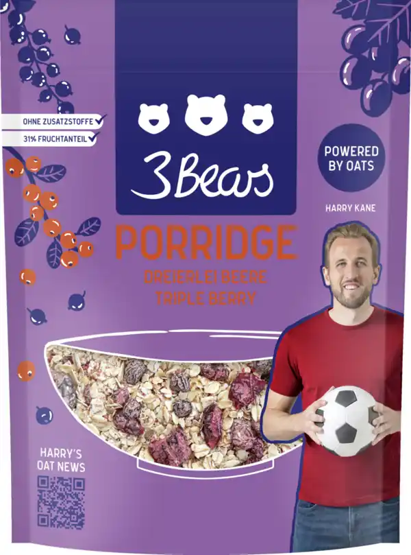 Bild 1 von 3Bears Porridge Dreierlei Beere, 400 g