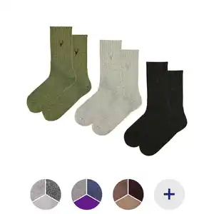 UP2FASHION MEN Herren Chunky Socken, 3er-Packung