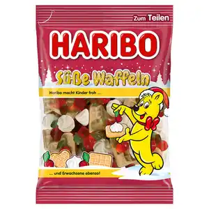 HARIBO Weihnachten, Süße Waffeln 175 g