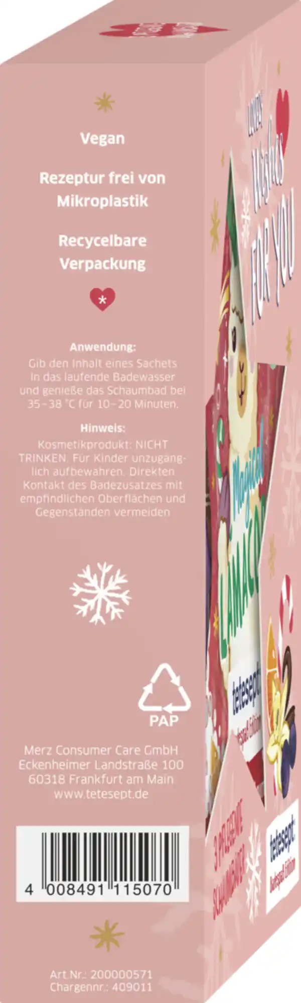 Bild 3 von tetesept Schaumbäder Lovely wishes for you! Geschenkset, 120 ml