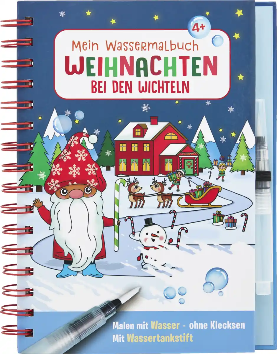 Bild 1 von IDEENWELT Wasser-Malbuch Wichtel