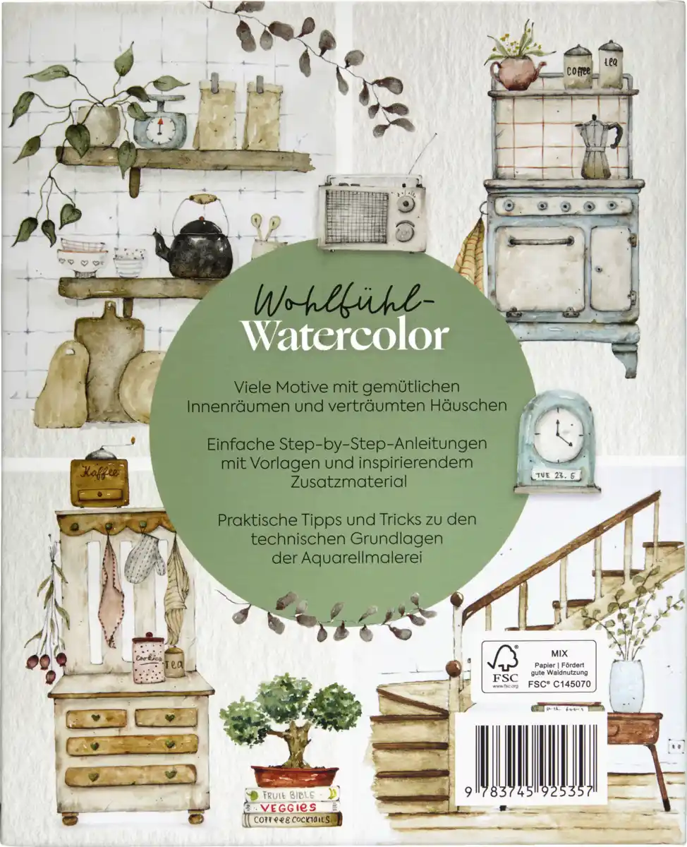 Bild 2 von EMF Aquarell Malbuch Einfach hyggelig!