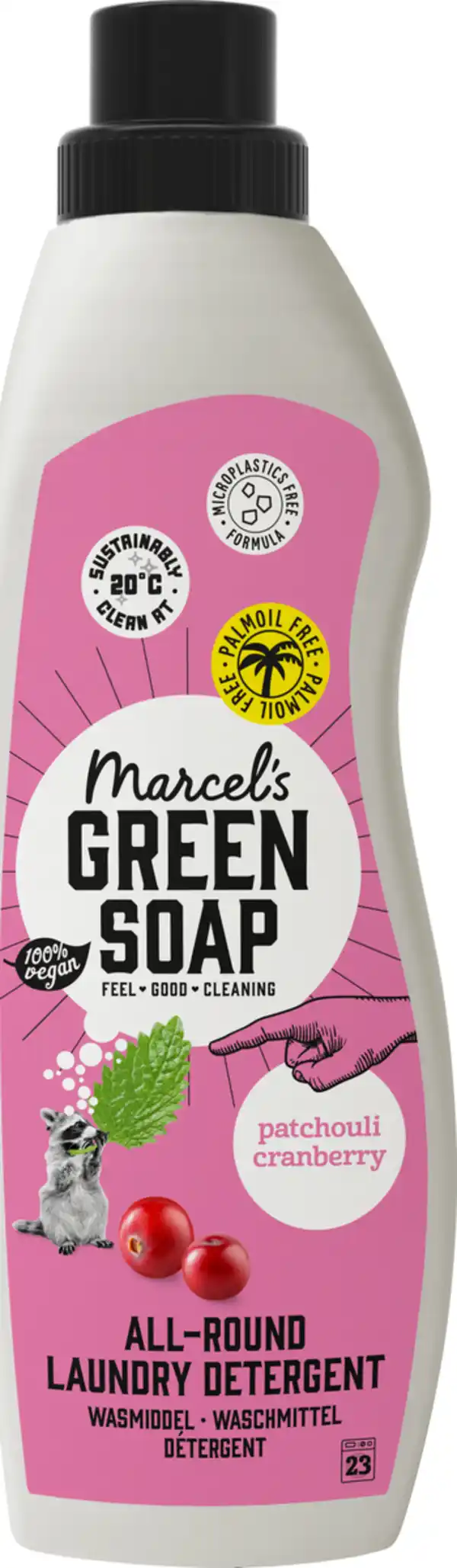 Bild 1 von Marcel's Green Soap Universal Waschmittel Flüssig Patchouli & Cranberry 23 WL