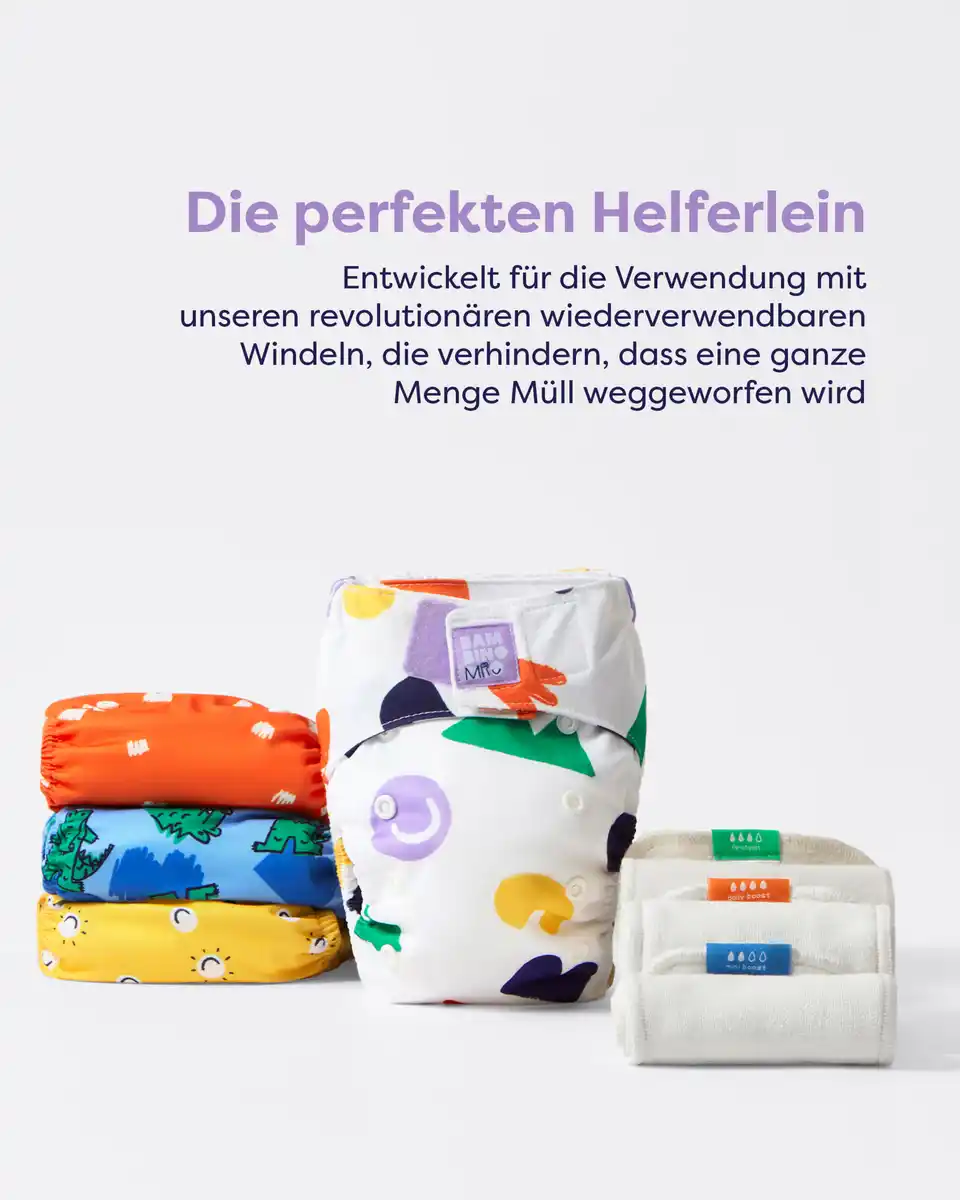 Bild 4 von bambino mio 3er Set Stoffwindel Saugeinlage
