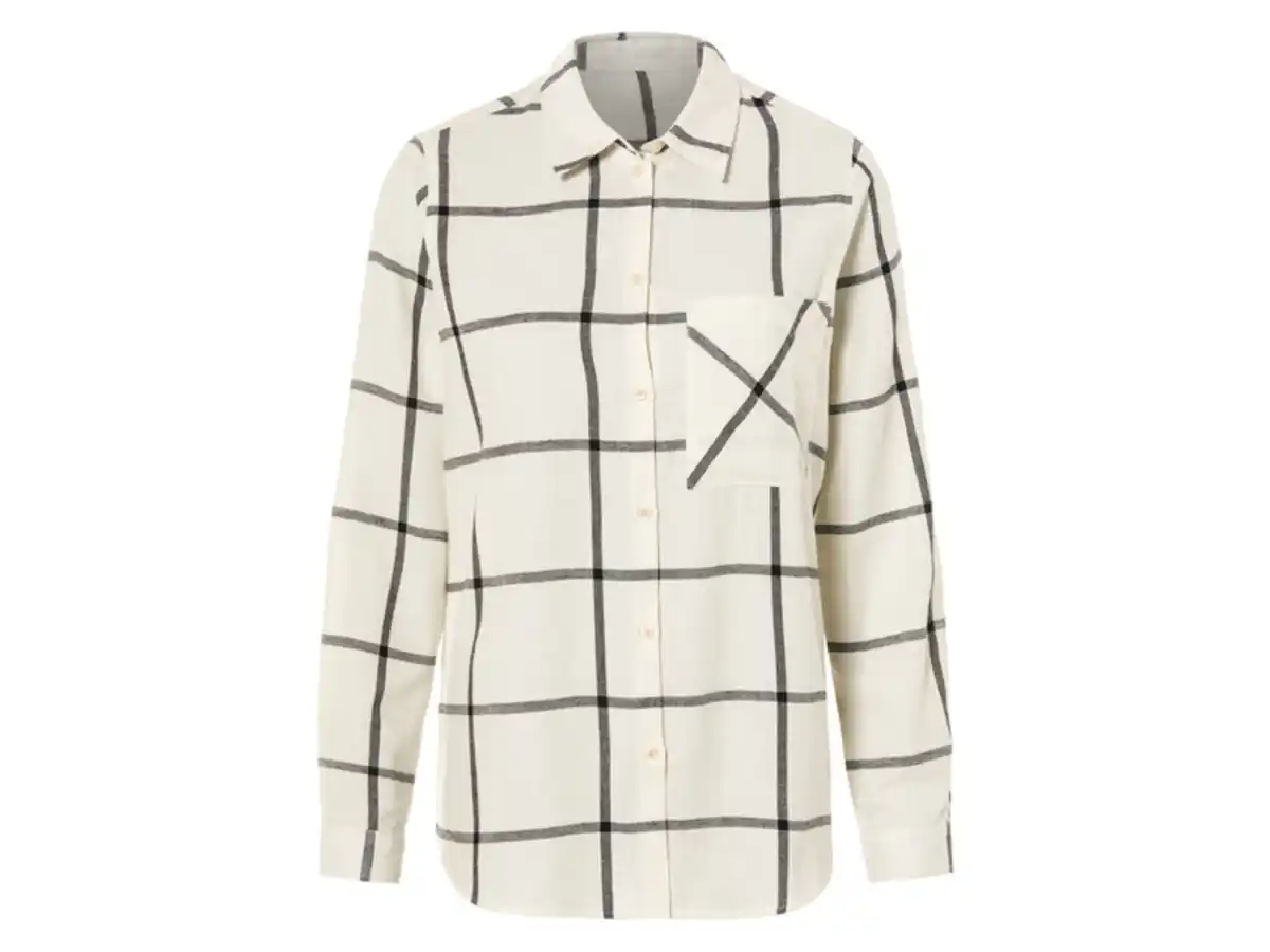 Bild 2 von esmara® Damen Flanell-Bluse, leger geschnitten