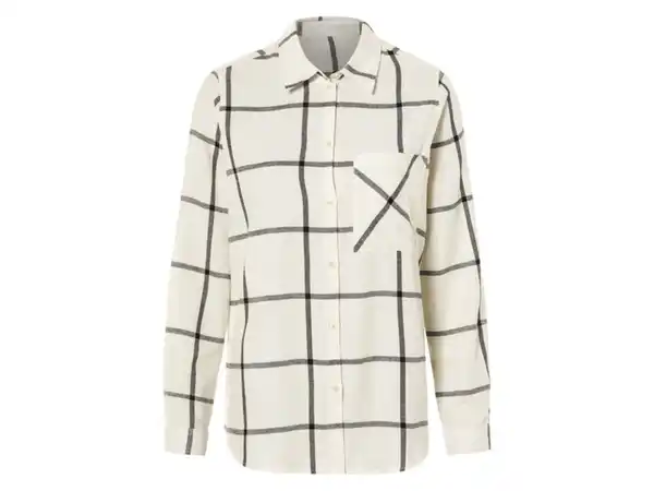 Bild 2 von esmara® Damen Flanell-Bluse, leger geschnitten