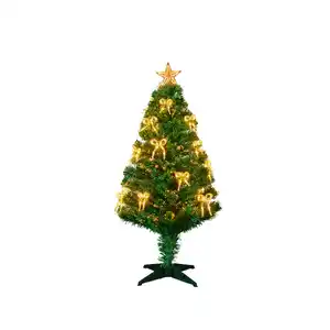 Everlands Künstlicher Weihnachtsbaum 'Birmingham' grün 120 cm, mit LED-Beleuchtung