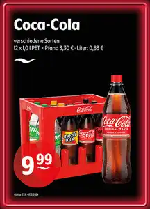 Coca-Cola verschiedene Sorten