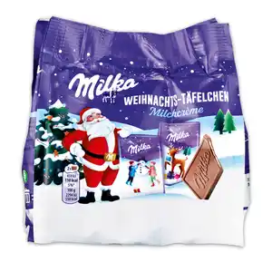 Milka Weihnachts-Täfelchen