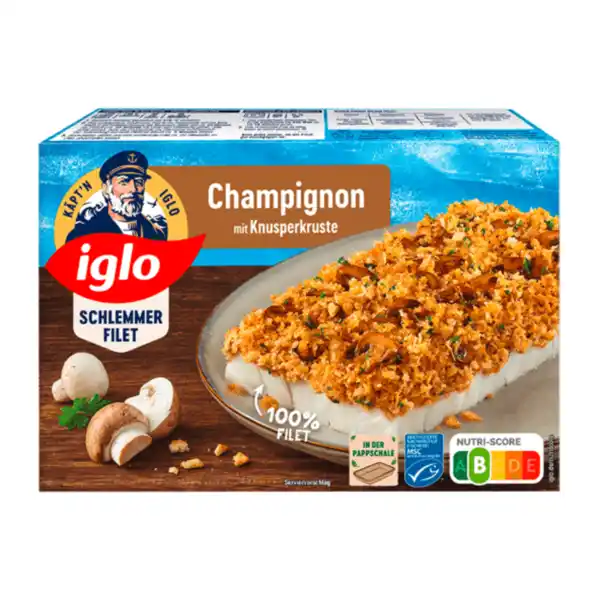 Bild 1 von IGLO Schlemmerfilet Champignon 380g