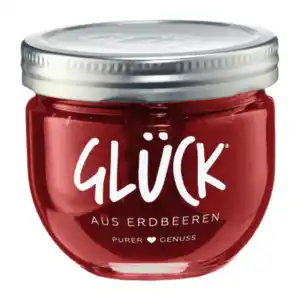 GLÜCK Fruchtaufstrich Erdbeere 230g