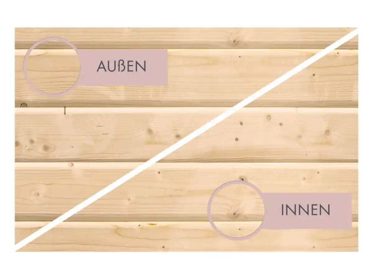 Bild 3 von Karibu Outdoor Fasssauna »Molly«, 9 kW Ofen, L 225 x B 175 x H 229 cm