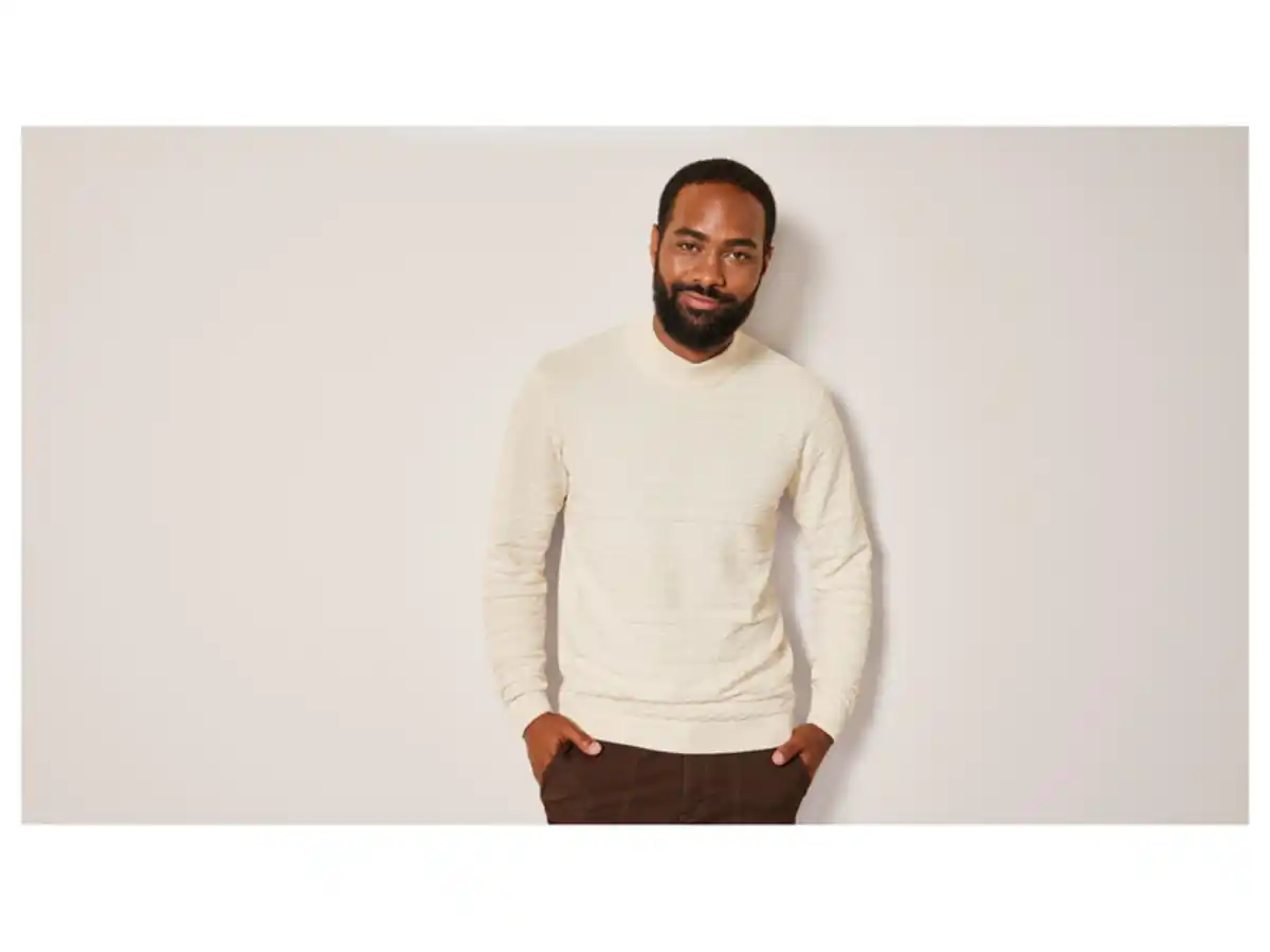 Bild 3 von LIVERGY® Herren Feinstrickpullover in trendigem Strukturstrick