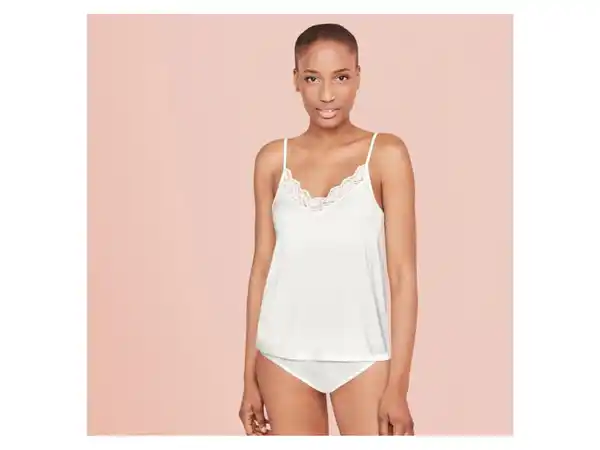 Bild 3 von esmara® Damen Spaghettitops, 2 Stück, mit Spitze