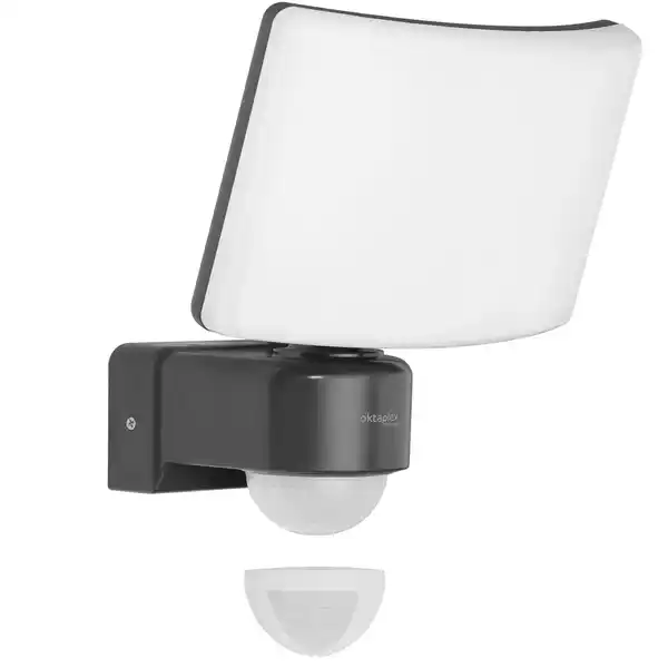 Bild 1 von Oktaplex LED Außenstrahler mit Sensor Cali IP65 3000K Warmweiß 30W Anthrazit Master Funktion