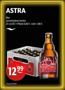 ASTRA Bier verschiedene Sorten