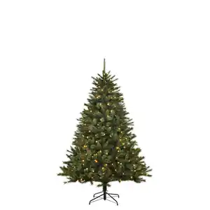 toom Künstlicher Weihnachtsbaum 'Vail' grün 155 cm, mit LED-Beleuchtung