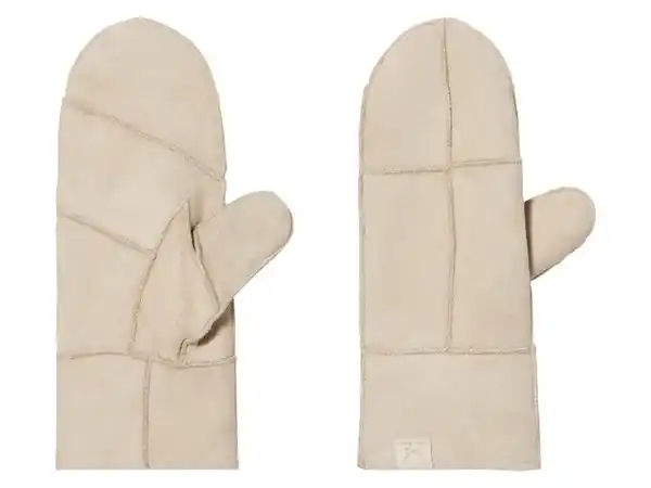 Bild 3 von Damen Lammfellhandschuhe, aus Leder