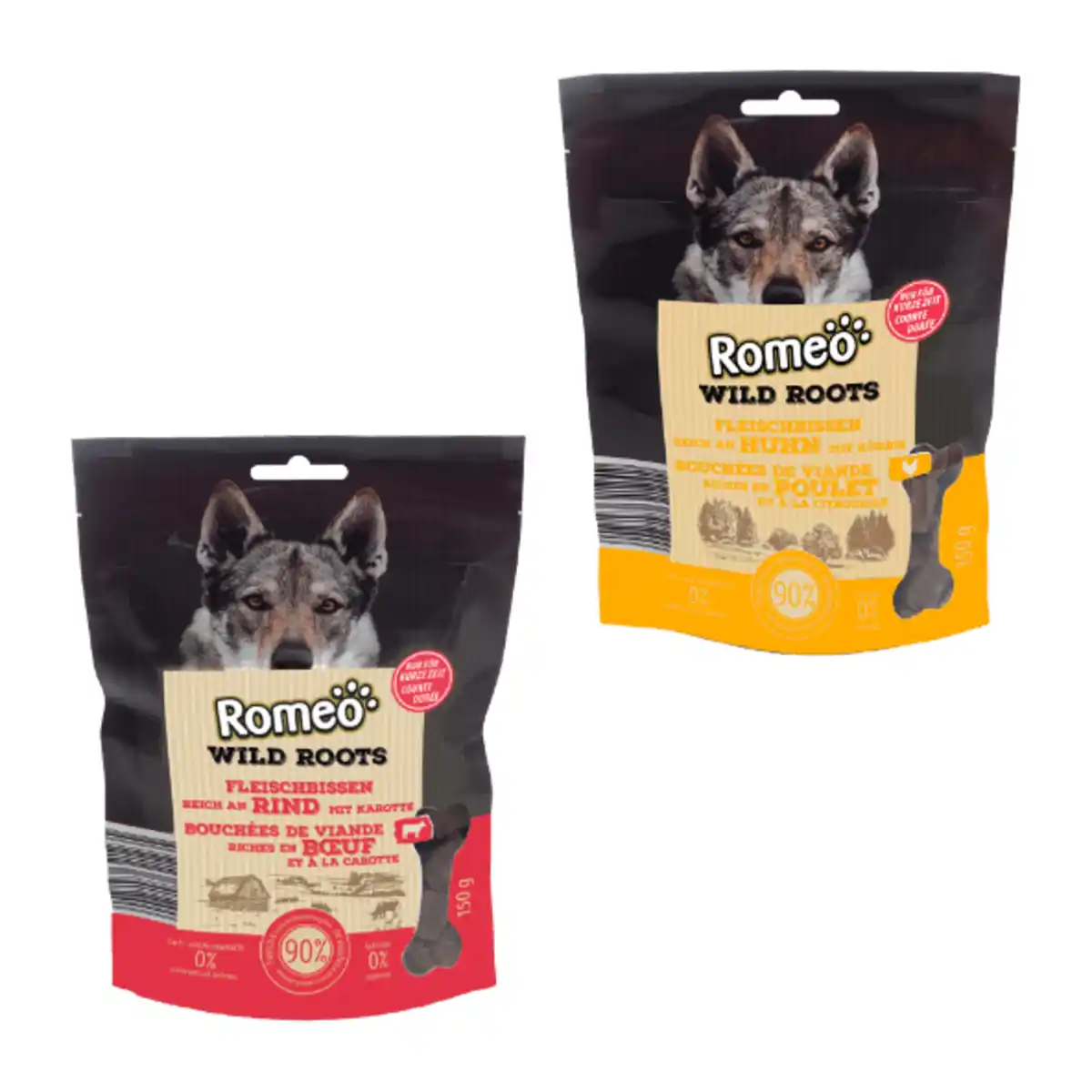 Bild 1 von ROMEO Wild Roots Fleischbissen 150g
