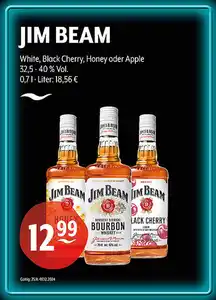 JIM BEAM White, Black Cherry, Honey oder Apple 32,5 - 40 % Vol.