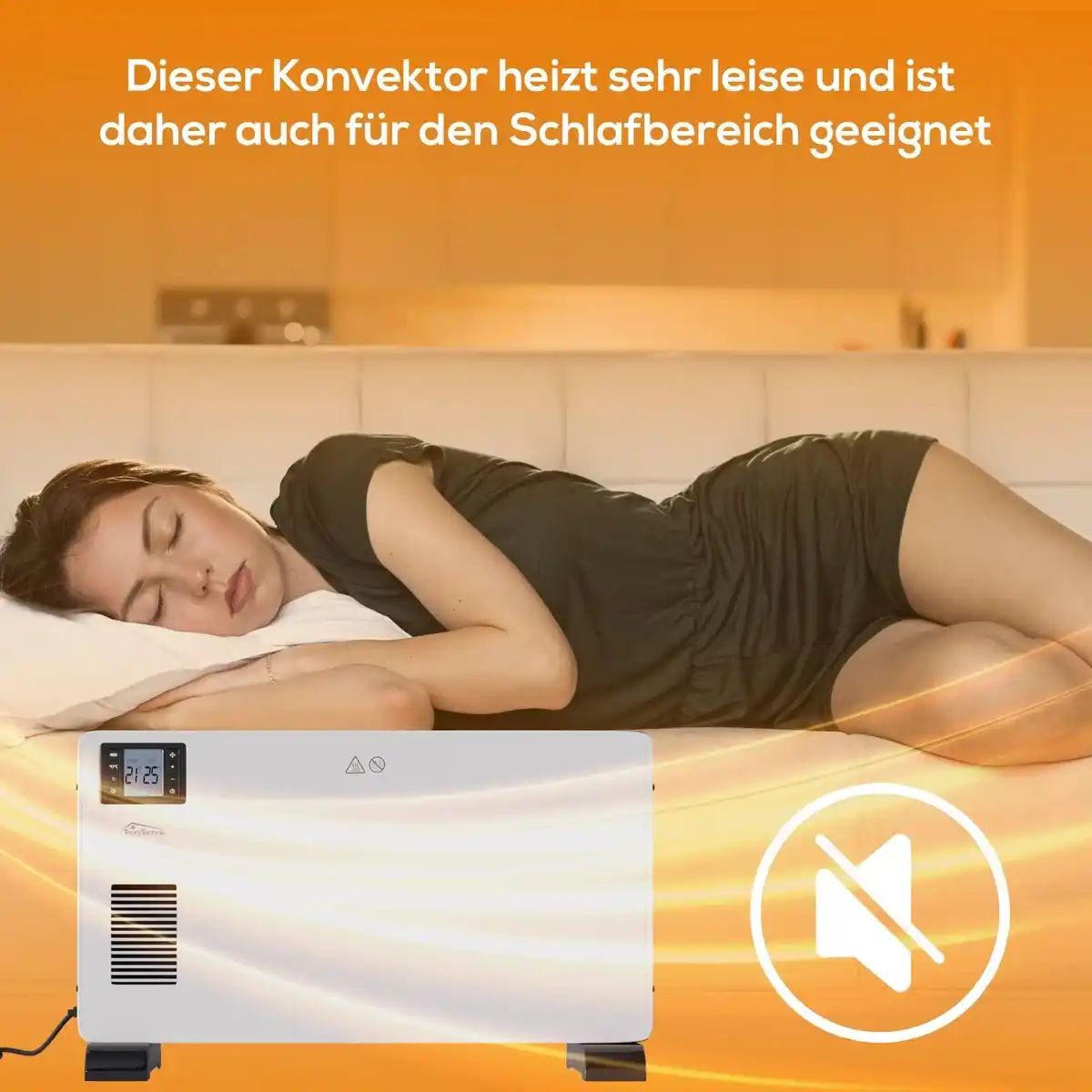 Bild 4 von TroniTechnik Heizgerät Konvektor Radiator Heizung Thermosteuerung (1000W / 1300W / 2300W)