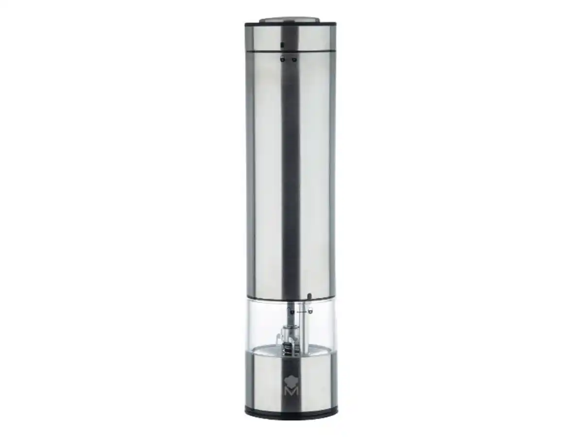 Bild 2 von Masterpro Elektrische Salz- und Pfeffermühle, mit transparentem Fenster