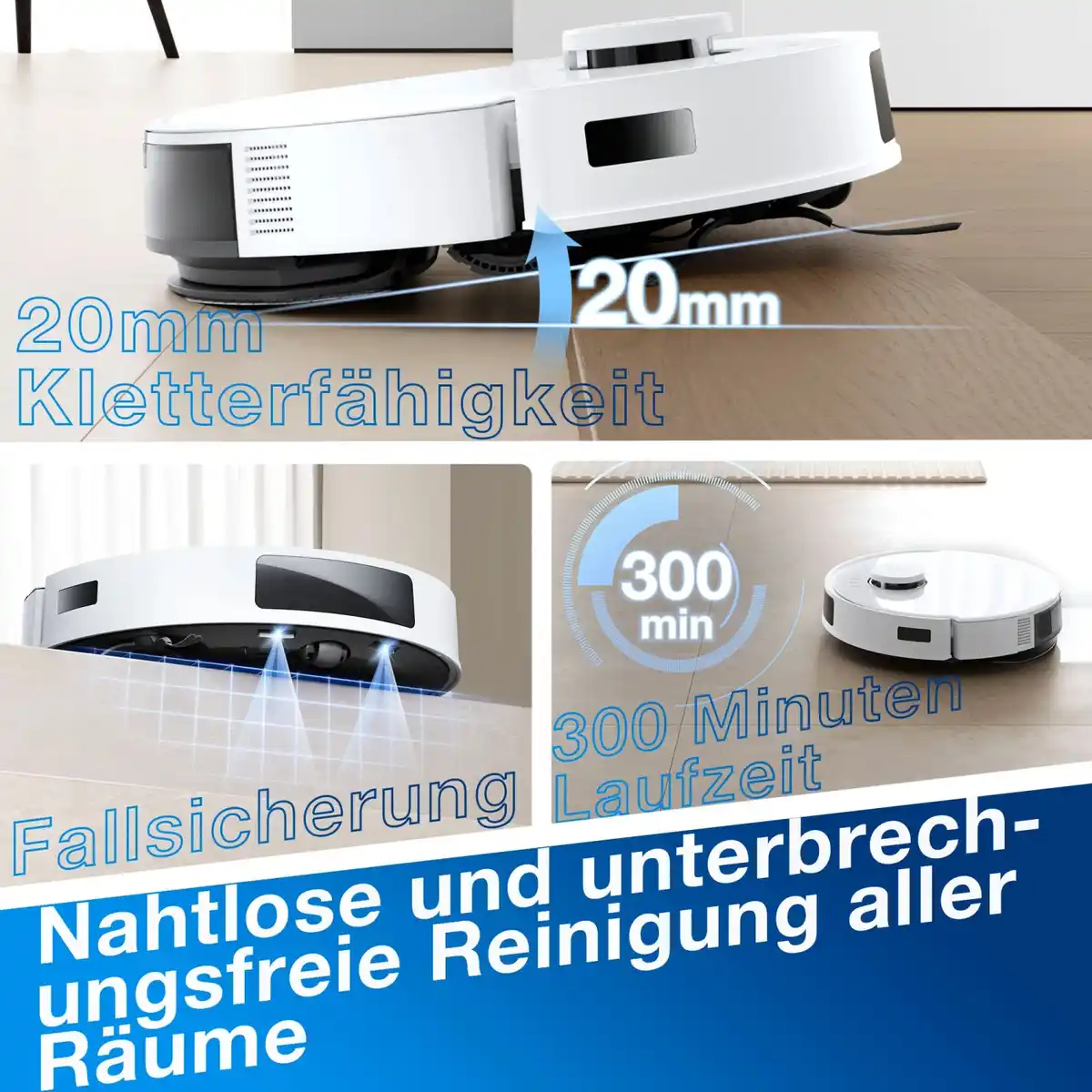Bild 3 von Ecovacs N20 PRO PLUS Saug- und Wischroboter mit beutellosem Staubbehälter