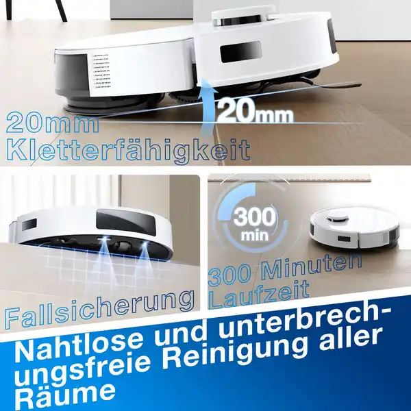 Bild 3 von Ecovacs N20 PRO PLUS Saug- und Wischroboter mit beutellosem Staubbehälter