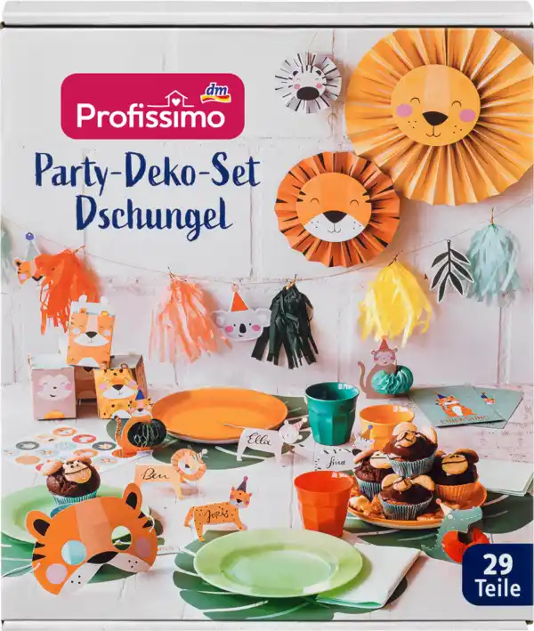 Bild 1 von Profissimo Party-Deko-Set Dschungel