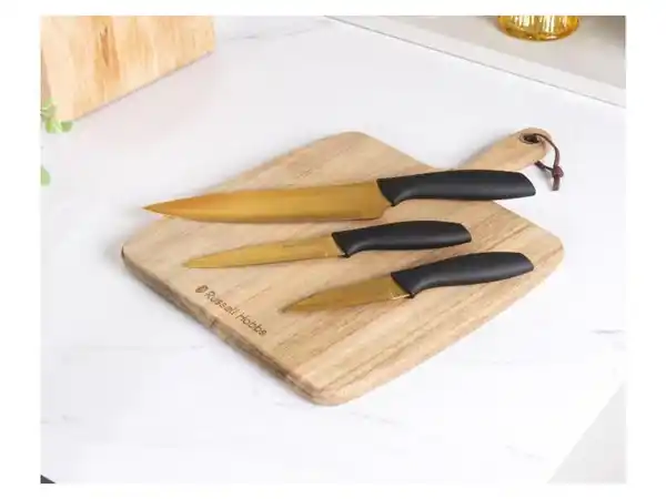Bild 2 von Russell Hobbs Messerset »Olympus noir gold«, 3-teilig